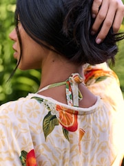 B by Ted Baker Viscose Yellow Fruit Dress - Image 6 of 6