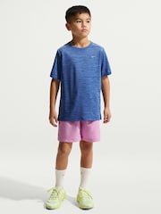 Universitetet Blå - Nike Miler Dri-FIT kortermet t-skjorte - Bilde 1 av 6