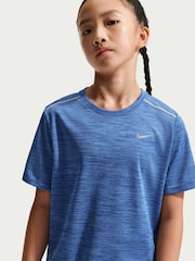 Universitetet Blå - Nike Miler Dri-FIT kortermet t-skjorte - Bilde 3 av 6