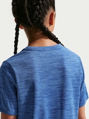 Universitetet Blå - Nike Miler Dri-FIT kortermet t-skjorte - Bilde 5 av 6