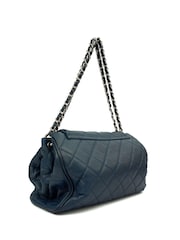 Chanel Navy Accordian Flap Bag Shoulder Bag - Image 2 of 7