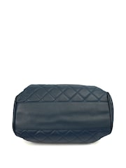 Chanel Navy Accordian Flap Bag Shoulder Bag - Image 4 of 7