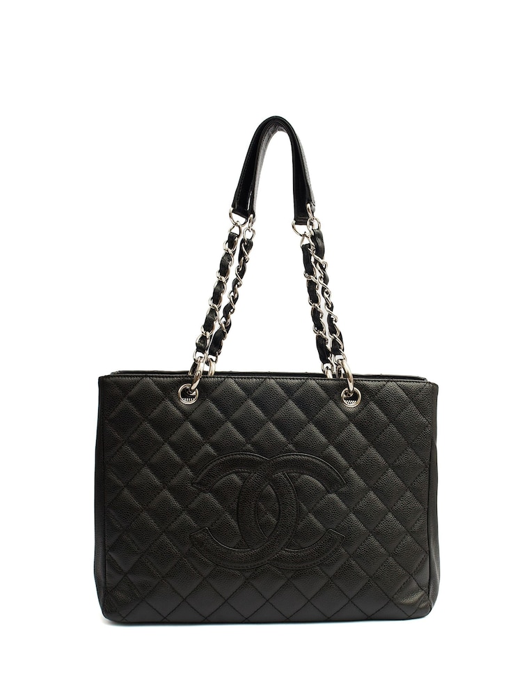 Chanel Black Grand Shopping Tote - Image 1 of 7