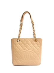 Chanel Natural Petite Shopping Tote Bag - Image 1 of 7
