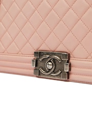 Chanel Pink Boy Medium Shoulder Bag - Image 5 of 7