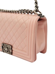 Chanel Pink Boy Medium Shoulder Bag - Image 6 of 7