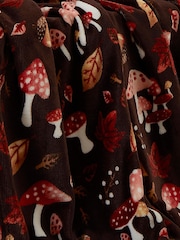 Fusion Chocolate Woodland Dreams Fleece Throw - Image 3 of 4