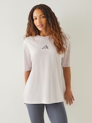 adidas White Climacool Animal Training Graphic T-Shirt - Image 6 of 8