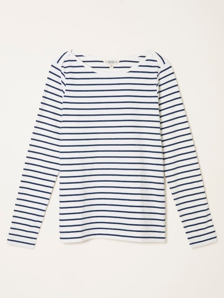 FatFace Breton Ivory T Shirt - Image 6 of 6 FatFace Breton Ivory T Shirt - Image 6 of 6