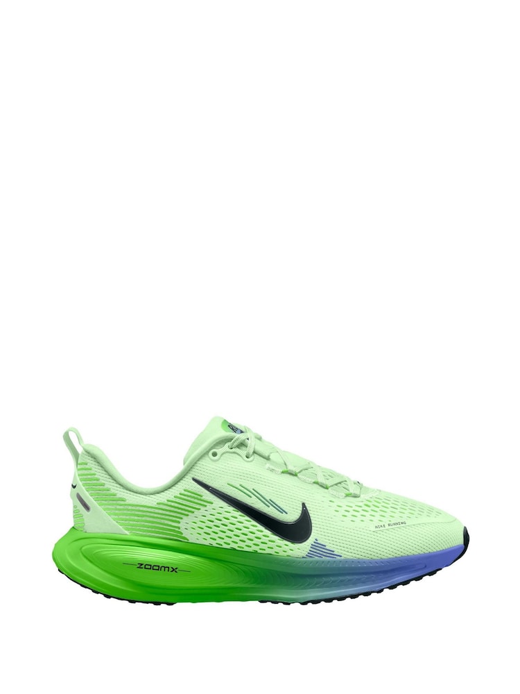 Nike Bright Green Youth Vomero 18 Road Running Trainers - Image 1 of 4