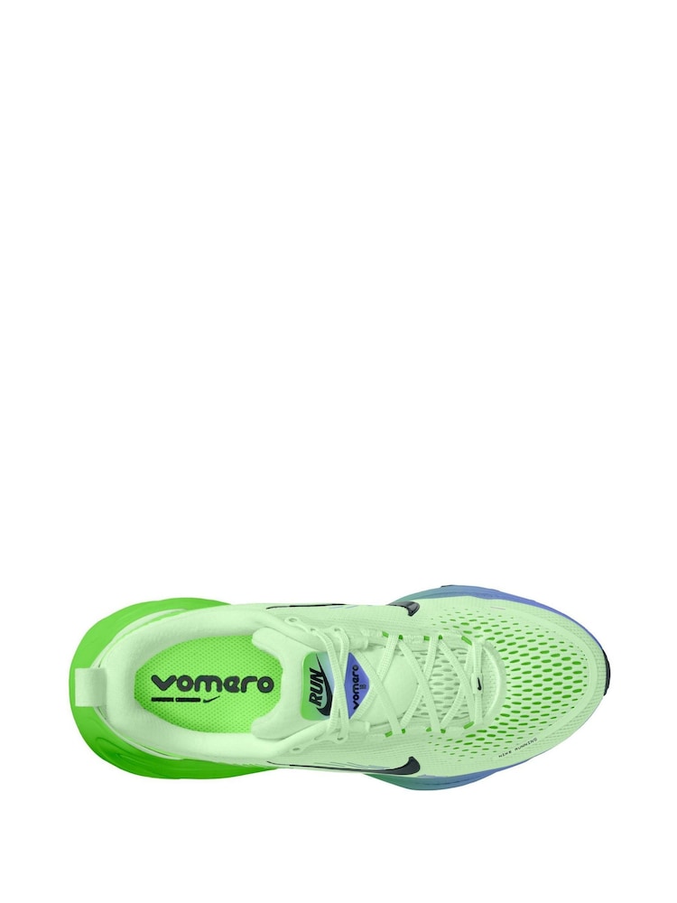 Nike Bright Green Youth Vomero 18 Road Running Trainers - Image 4 of 4