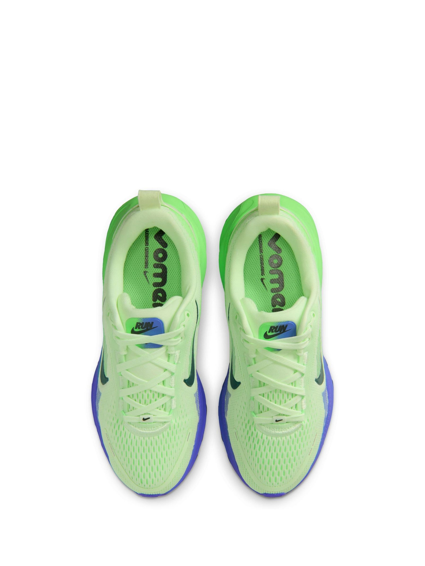 Buy Nike Bright Green Youth Vomero 18 Road Running Trainers from