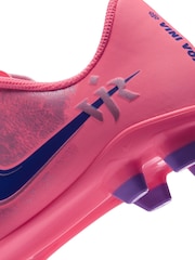 Nike Sunset Pink Mercurial Vapor 16 Club 'Vini Jr.'  Football Boots - Image 10 of 11