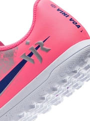 Nike Pink Junior Mercurial Vapor 16 Club Vini Football Boots - Image 9 of 10