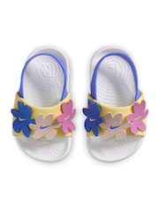 Nike White Kawa Infant Sliders - Image 8 of 8