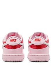 Nike Red Infant Dunk Low Trainers - Image 4 of 8