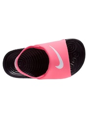 Nike Pink/Black Kawa Sandals - Image 7 of 9