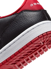 Jordan Black/Red Youth Access Court Low Trainers - Image 10 of 11