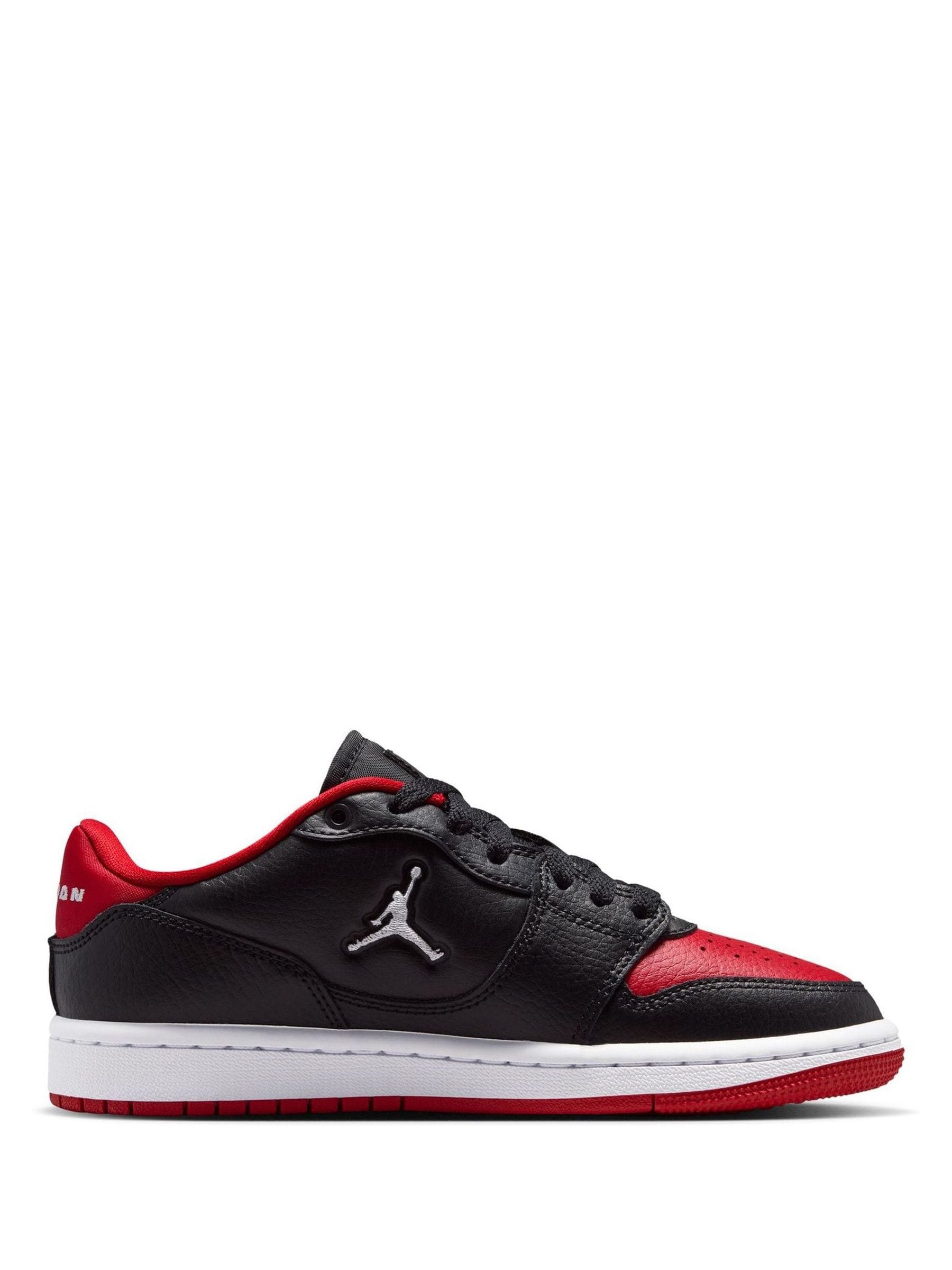 Buy Jordan Black/Red Youth Access Court Low Trainers from Next