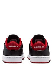 Jordan Black/Red Youth Access Court Low Trainers - Image 6 of 11