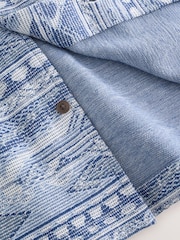 Navy Print Short Sleeve Shirt - Image 3 of 4