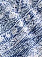 Navy Print Short Sleeve Shirt - Image 4 of 4