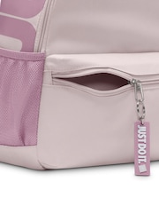 Nike Pink Mini Brasilia Just Do It Backpack - Image 7 of 11
