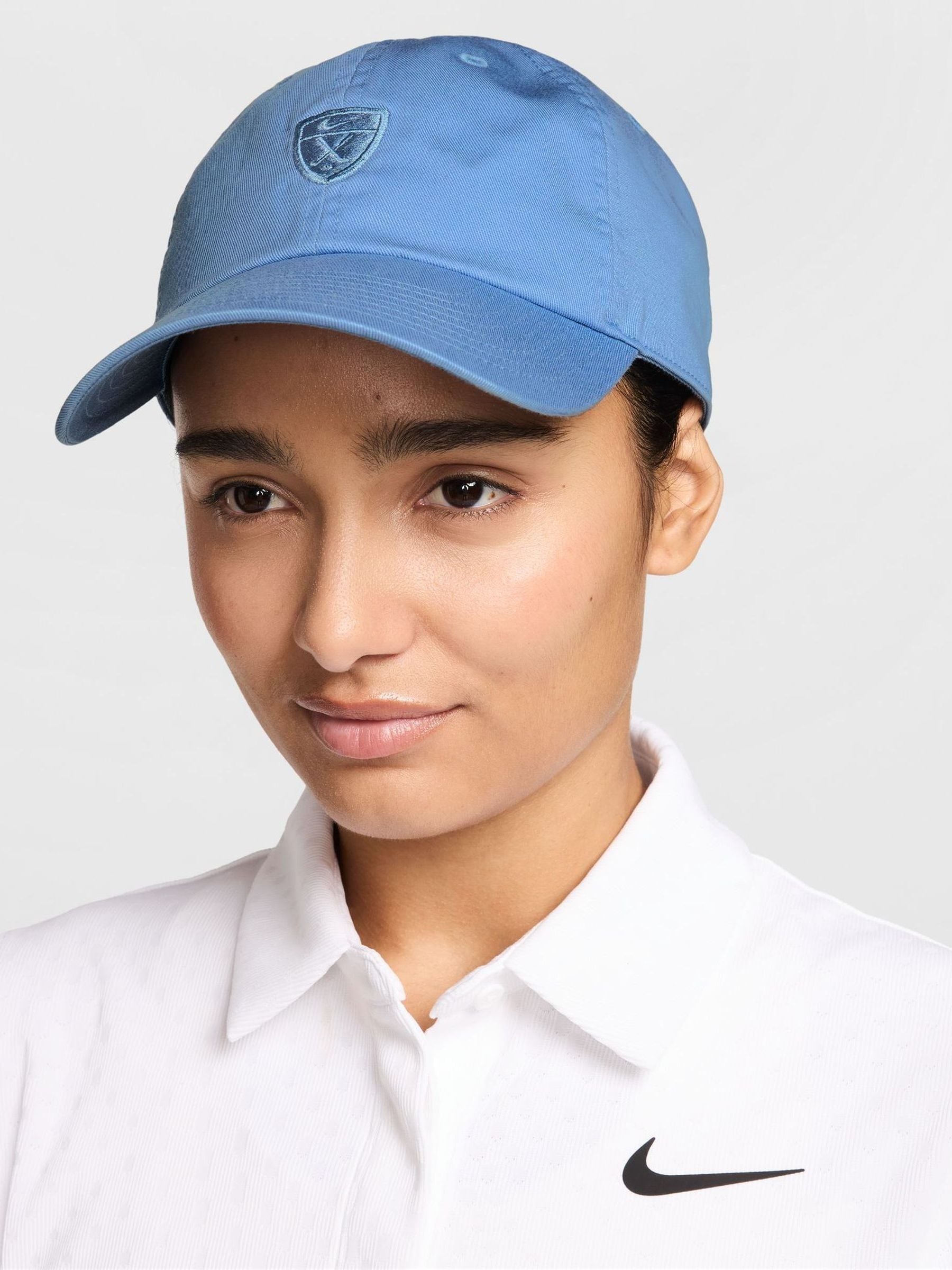 nike golf hat blue