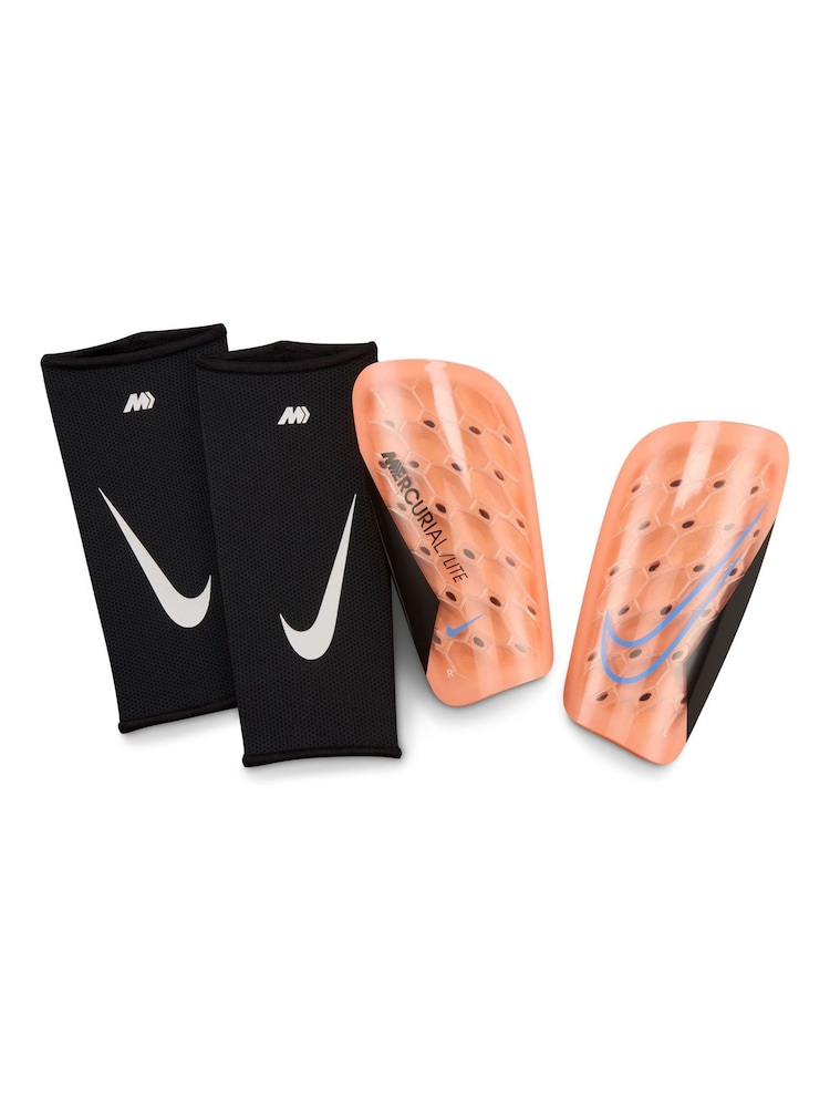 Nike Orange Mercurial Lite Football Shin Guards - Image 1 of 1