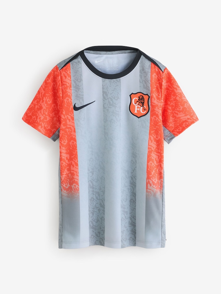 Nike Grey Chelsea FC 2025/26 Pre Match Football Shirt - Image 6 of 6