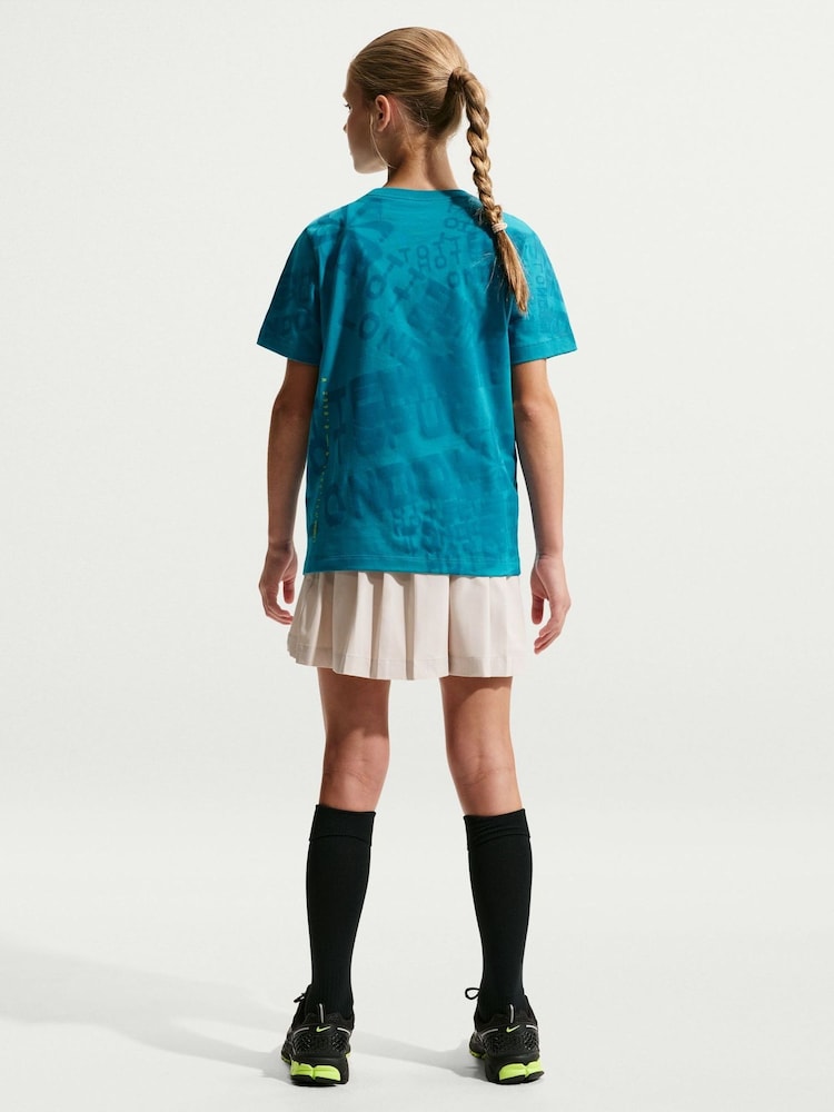 Nike Blue T-Shirt - Image 2 of 5 Nike Blue T-Shirt - Image 2 of 5