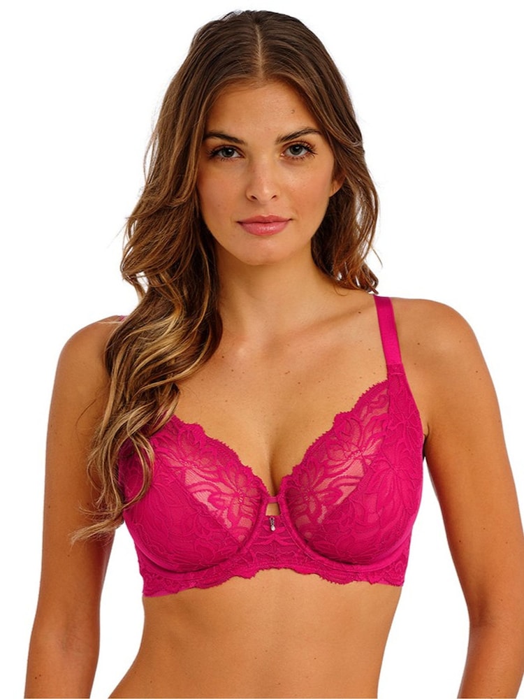 Wacoal Pink Wired Abellia Bralette - Image 2 of 4 Wacoal Pink Wired Abellia Bralette - Image 2 of 4