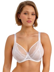 Freya White Posie Underwire High Apex Plunge Bra - Image 4 of 5