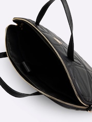 River Island Black Quilted Laptop Case - Image 4 of 5