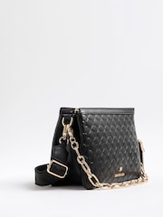 River Island Embossed Chain Pocket Cross-Body Bag - Imagem 3 de 6