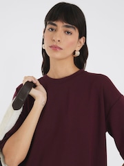 River Island Red Clean Premium Boxy T-Shirt - Image 5 of 5