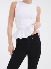 River Island Black Mid Rise Sculpt Jeans - Image 2 of 5