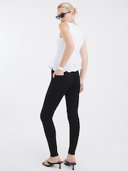 River Island Black Mid Rise Sculpt Jeans - Image 3 of 5