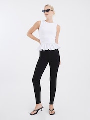 River Island Black Mid Rise Sculpt Jeans - Image 4 of 5