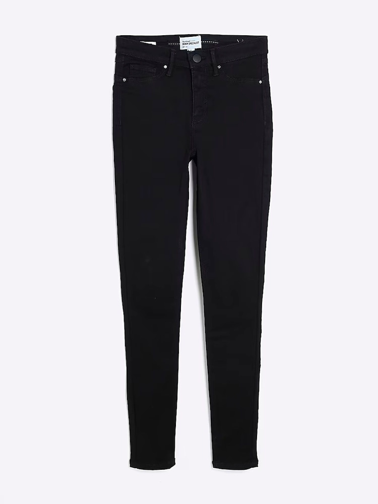 River Island Black Mid Rise Sculpt Jeans - Image 5 of 5