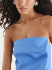 River Island Asymetric Tailored Bandeau Top - Imagem 3 de 4