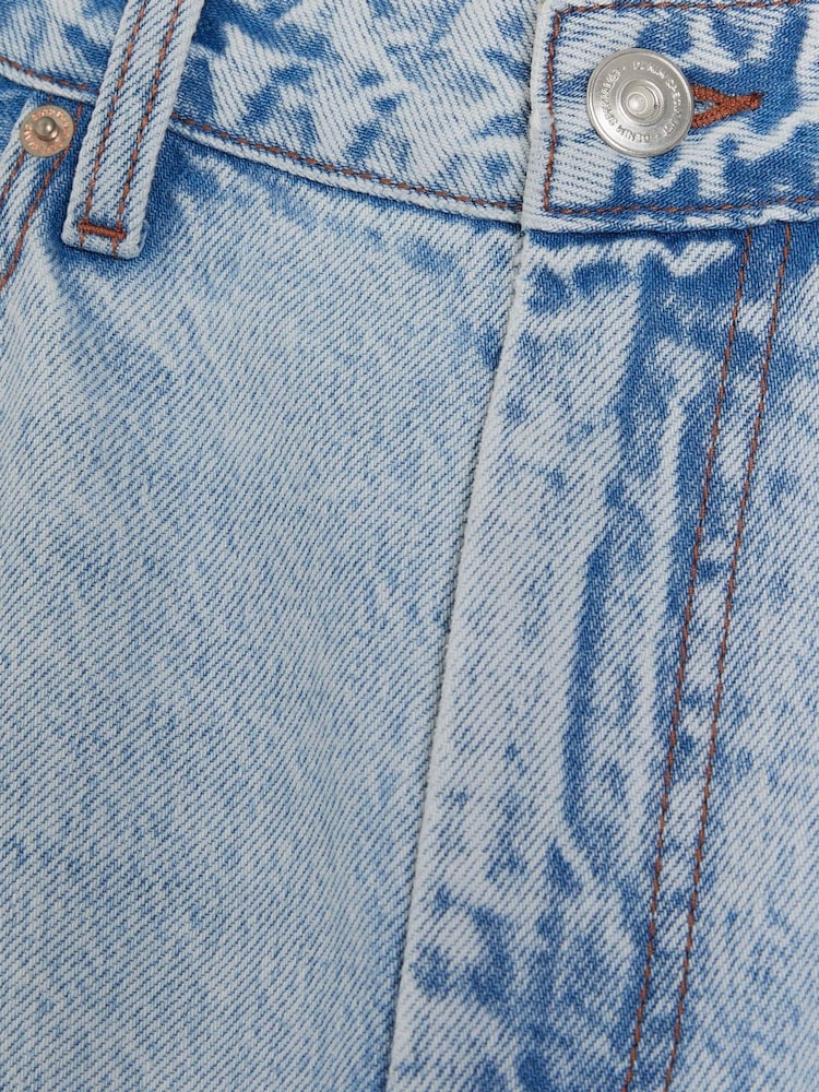 River Island Blue Relaxed Straight Leg Jeans - Image 6 of 6