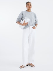 River Island Grey Diamante Sweat Top - Image 3 of 4