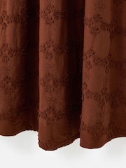 Oliver Bonas 3D Floral Print Broderie Bardot Midi Dress - صورة 6 من 6