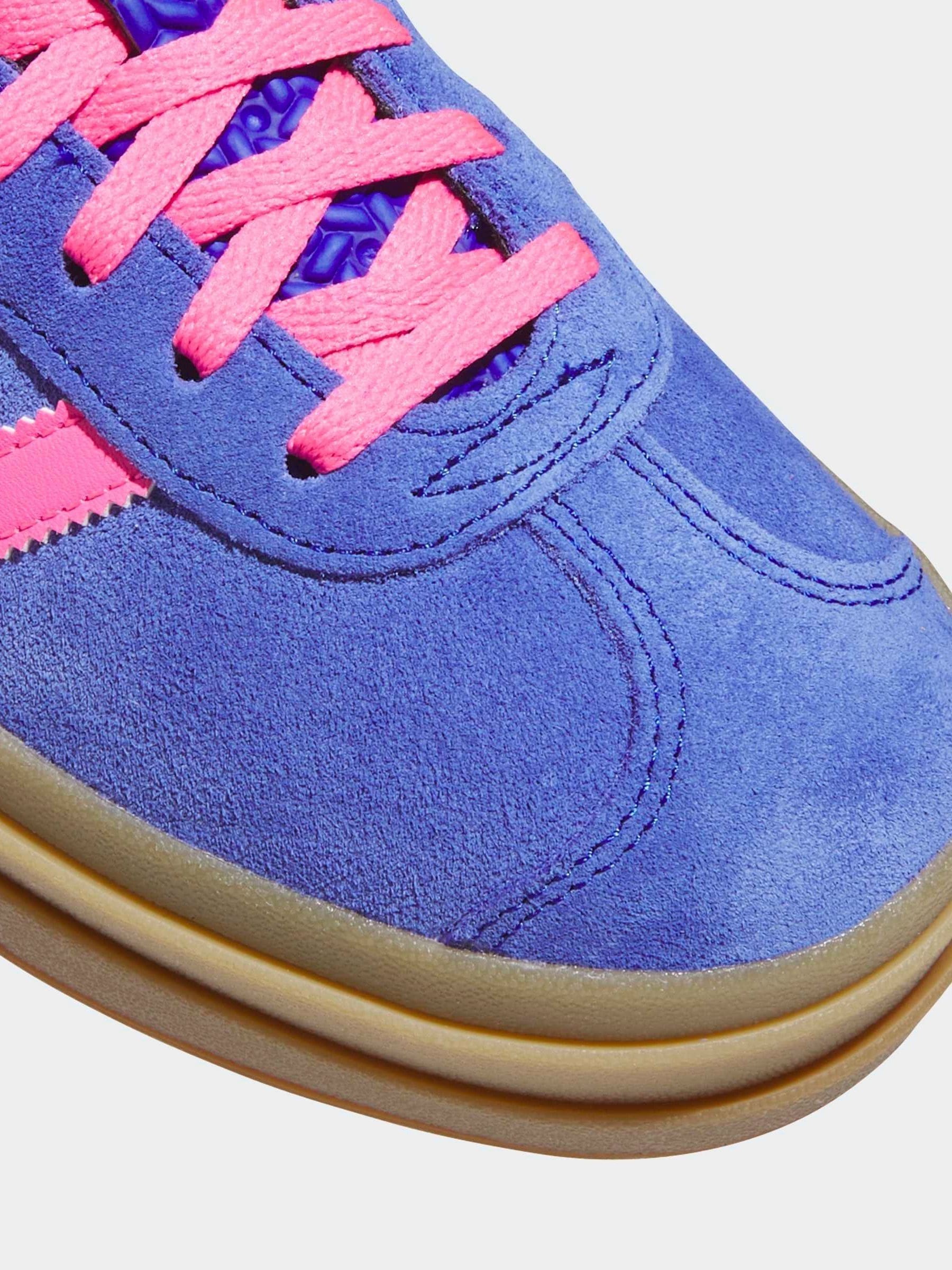 Cumpără Albastru/roz - Pantofi sport adidas Originals Gazelle Bold