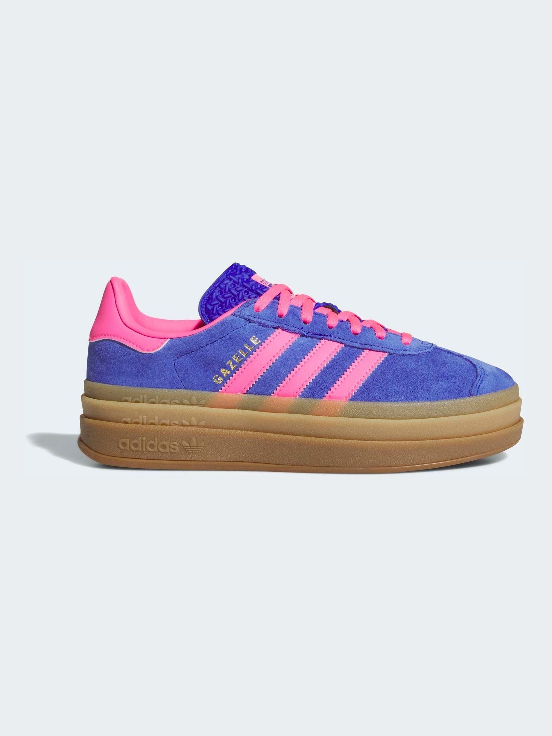 ABC Cumpără Albastru/roz - Pantofi sport adidas Originals Gazelle Bold