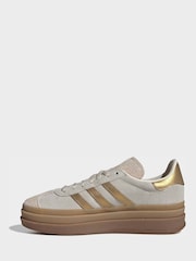Grädde - adidas Originals Gazelle Bold W Sneakers - Bild 2 av 9