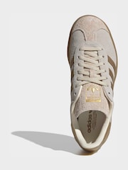 adidas Originals Cream Gazelle Bold W Trainers - Image 6 of 9