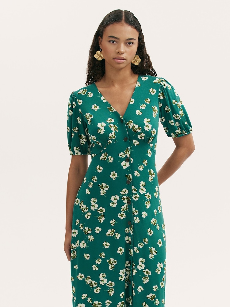 Finery Green Milena Dress - Image 1 of 4 Finery Green Milena Dress - Image 1 of 4