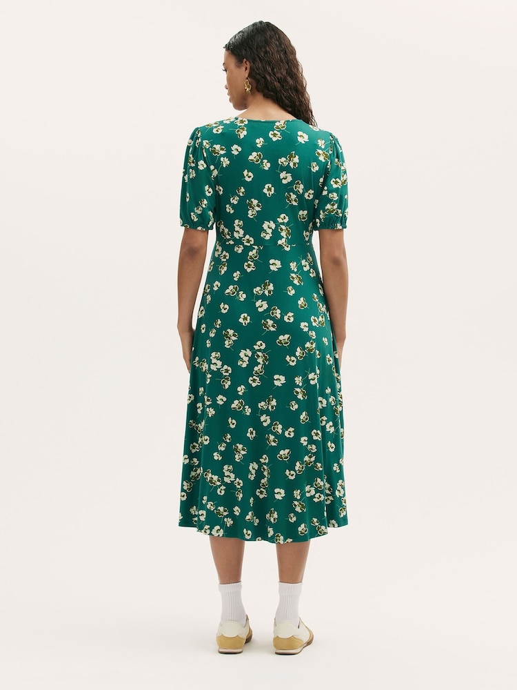 Finery Green Milena Dress - Image 2 of 4 Finery Green Milena Dress - Image 2 of 4